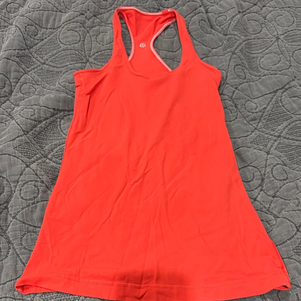 Lululemon Athletica Vibrant Red Tank Top